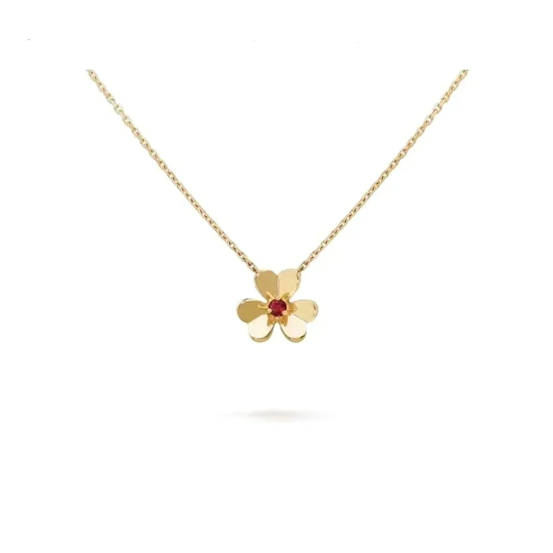 [Auream]FRIVOLE GOLD FLOWER NECKLACE