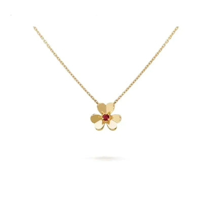 [Auream]FRIVOLE GOLD FLOWER NECKLACE