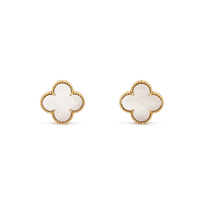 [Auream]CLOVER MINI GOLD EARRINGS