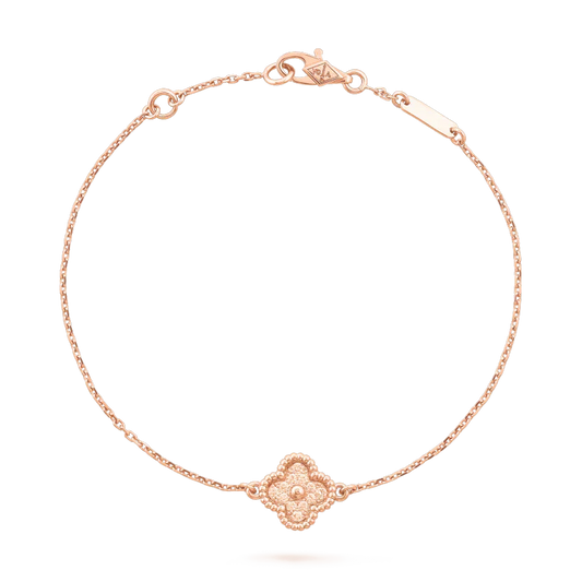[Auream]CLOVER SINGLE FLOWER BRACELET