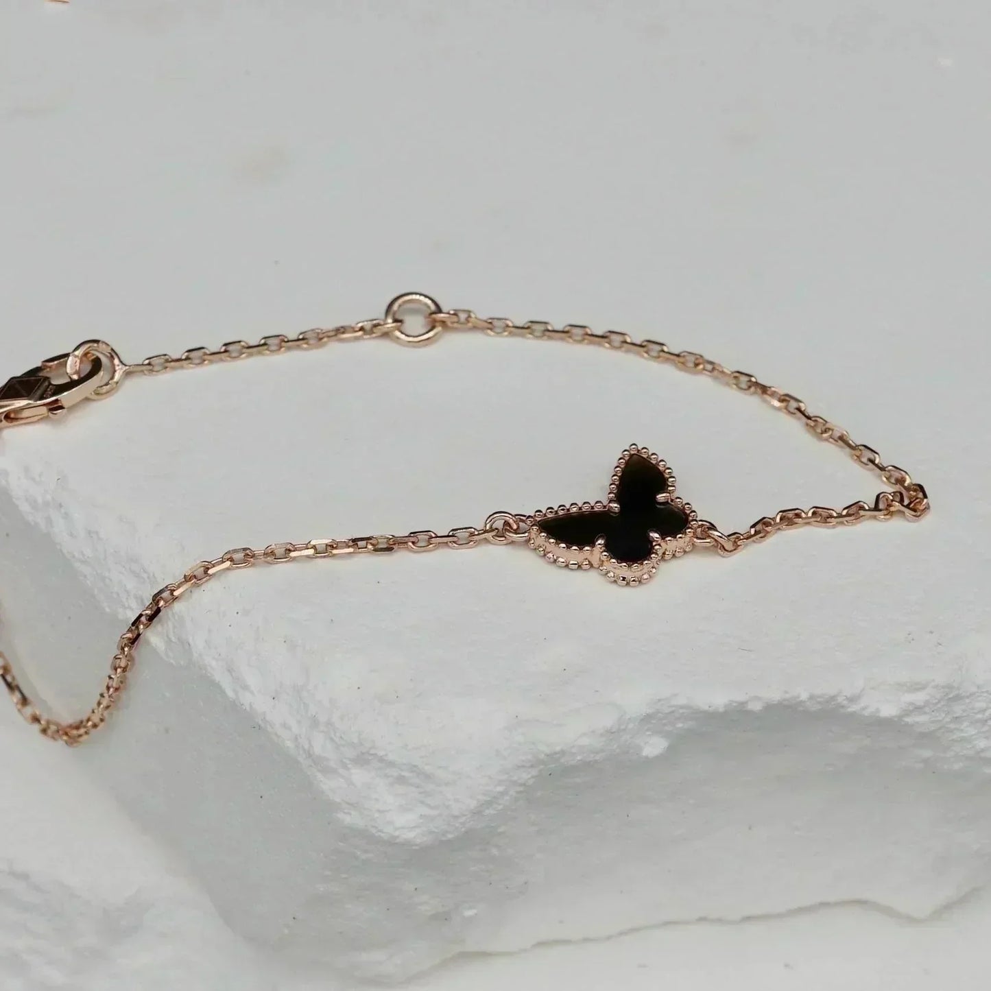 [Auream]BUTTERFLY ONYX  BUTTERFLY BRACELET