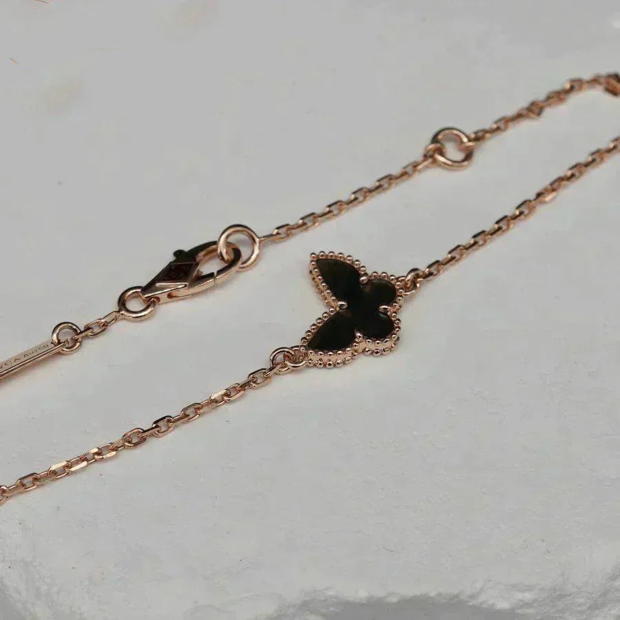 [Auream]BUTTERFLY ONYX  BUTTERFLY BRACELET