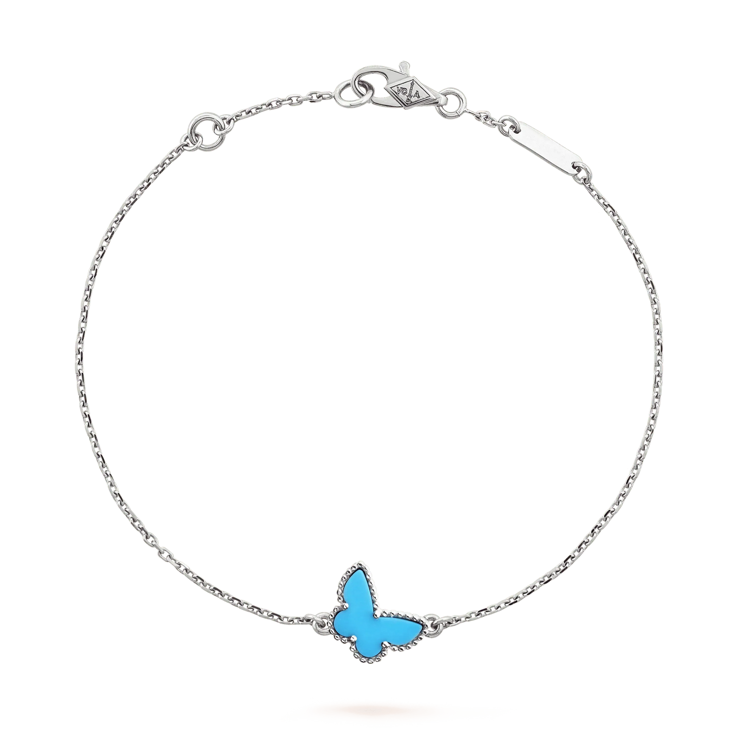 [Auream]BUTTERFLY TURQUOISE BUTTERFLY BRACELET SILVER
