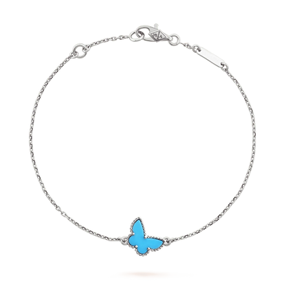 [Auream]BUTTERFLY TURQUOISE BUTTERFLY BRACELET SILVER