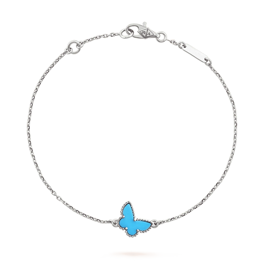 [Auream]BUTTERFLY TURQUOISE BUTTERFLY BRACELET SILVER