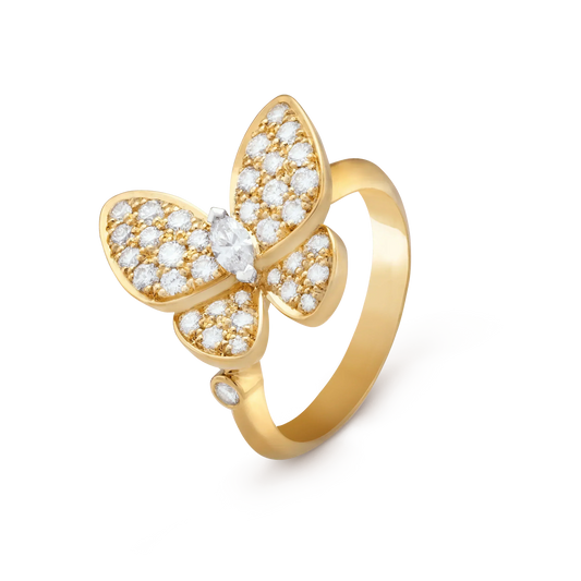 [Auream]BUTTERFLY DIAMOND RING