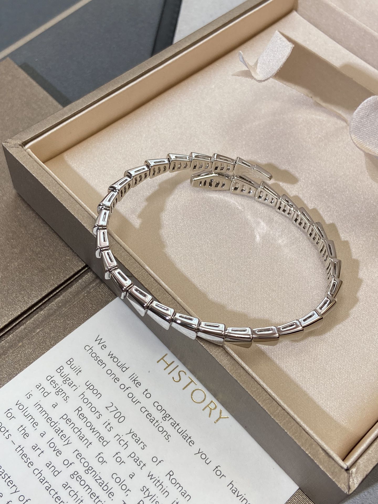 [Auream]SERPENTI VIPER SILVER BRACELET