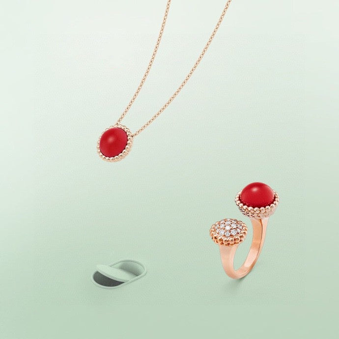 [Auream]PERLEE COULEURS DIAMOND ROSE GOLD BETWEEN THE FINGER RING