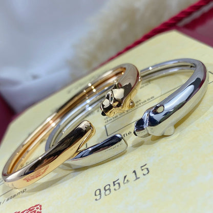 [Auream]PANTHERE SILVER OPEN BRACELET