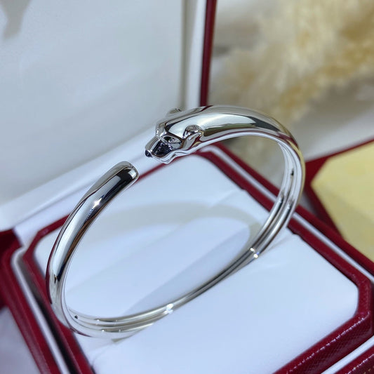 [Auream]PANTHERE SILVER OPEN BRACELET