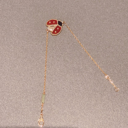 [Auream]LUCKY SPRING 1 MOTIF PINK GOLD BRACELET