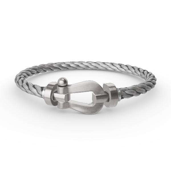 [Auream]FORCE LARGE HORSESHOE NO DIAMOND BRACELET SILVER