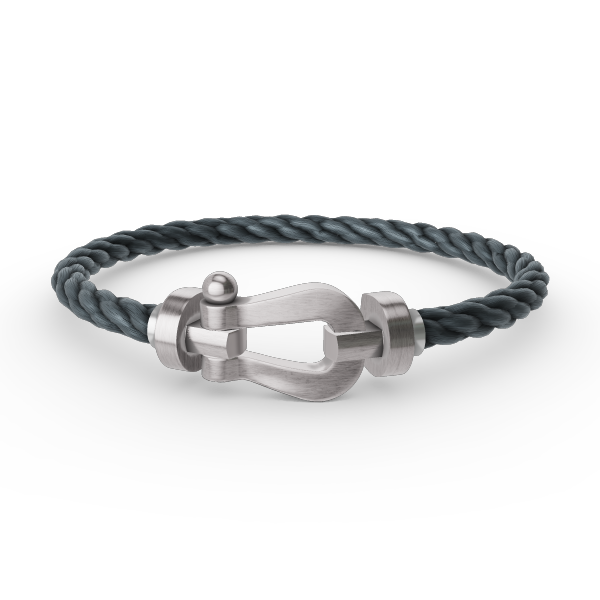 [Auream]FORCE LARGE HORSESHOE NO DIAMOND BRACELET SILVER