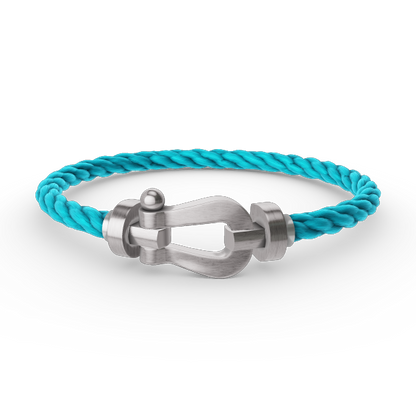 [Auream]FORCE LARGE HORSESHOE NO DIAMOND BRACELET SILVER