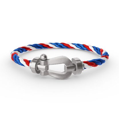 [Auream]FORCE LARGE HORSESHOE NO DIAMOND BRACELET SILVER