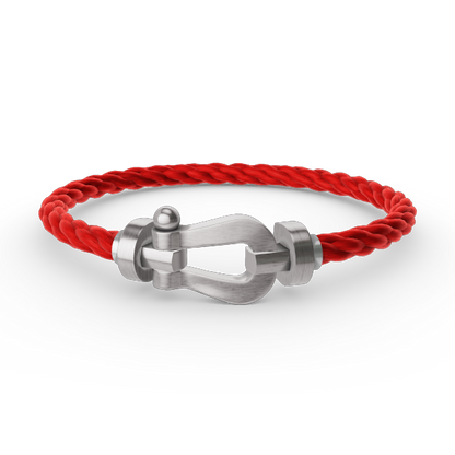 [Auream]FORCE LARGE HORSESHOE NO DIAMOND BRACELET SILVER