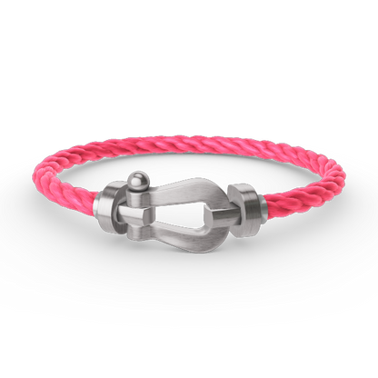 [Auream]FORCE LARGE HORSESHOE NO DIAMOND BRACELET SILVER