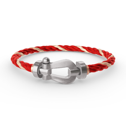 [Auream]FORCE LARGE HORSESHOE NO DIAMOND BRACELET SILVER