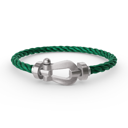 [Auream]FORCE LARGE HORSESHOE NO DIAMOND BRACELET SILVER