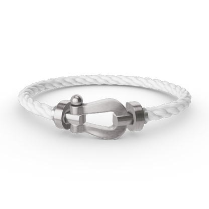 [Auream]FORCE LARGE HORSESHOE NO DIAMOND BRACELET SILVER