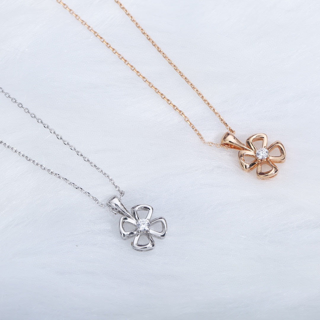 [Auream]FIOREVER NECKLACE DIAMOND CENTER