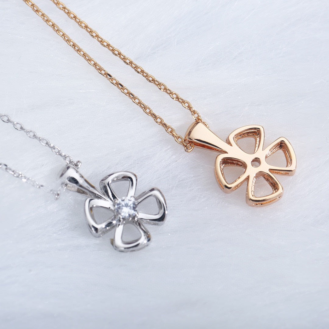 [Auream]FIOREVER NECKLACE DIAMOND CENTER