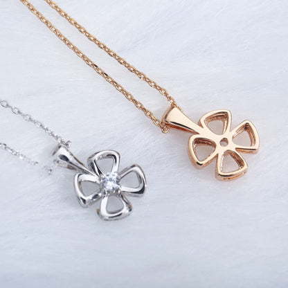 [Auream]FIOREVER NECKLACE DIAMOND CENTER