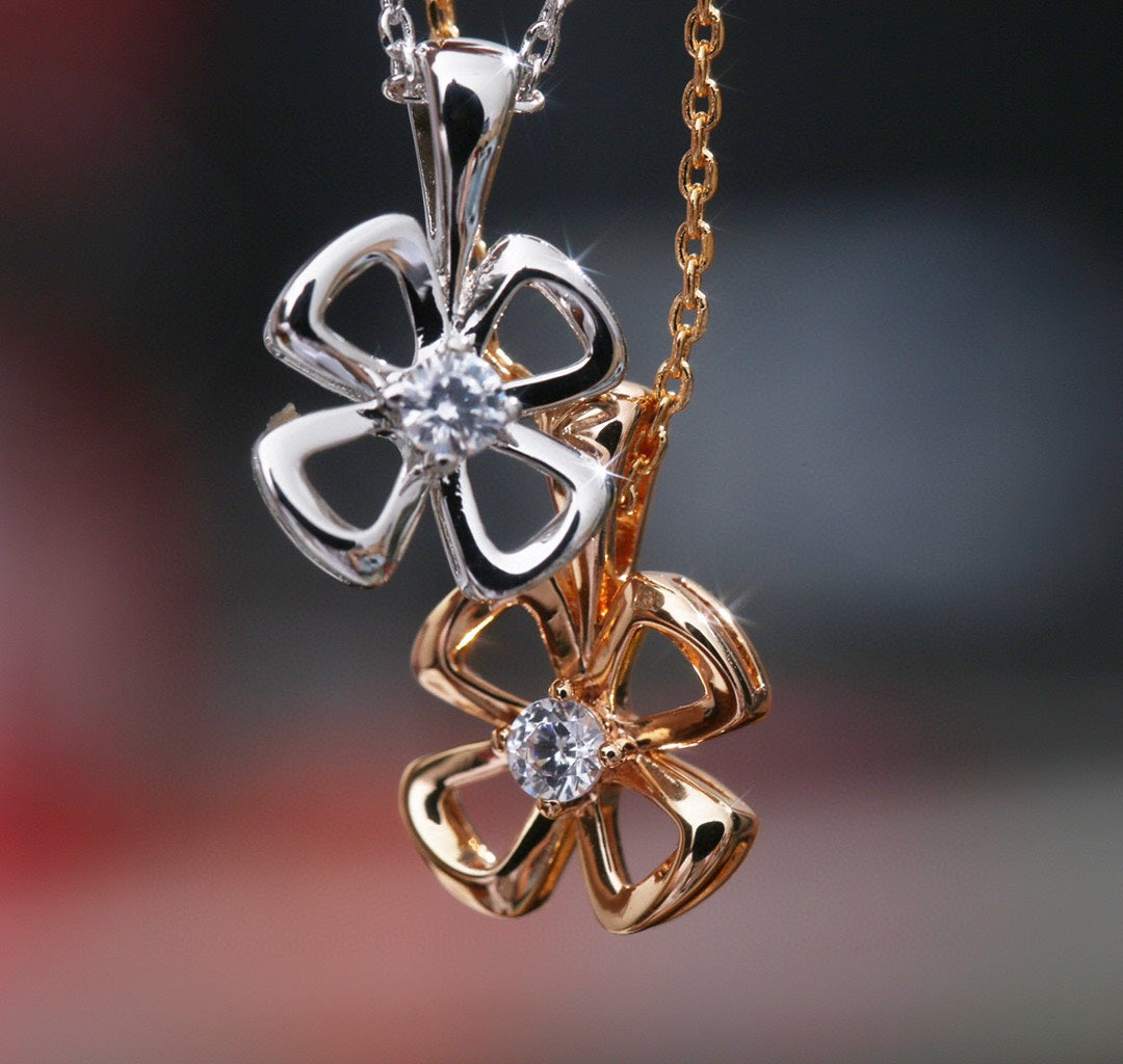 [Auream]FIOREVER NECKLACE DIAMOND CENTER