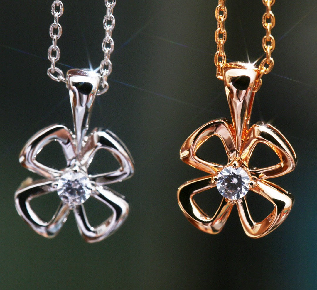 [Auream]FIOREVER NECKLACE DIAMOND CENTER