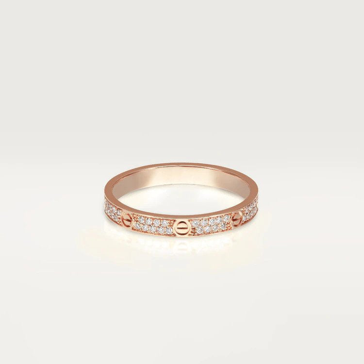 [Auream]LOVE RING 2.65MM DIAMOND