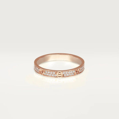 [Auream]LOVE RING 2.65MM DIAMOND