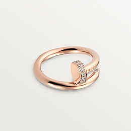 [Auream]JUSTE RING 2.65MM PINK GOLD DIAMOND