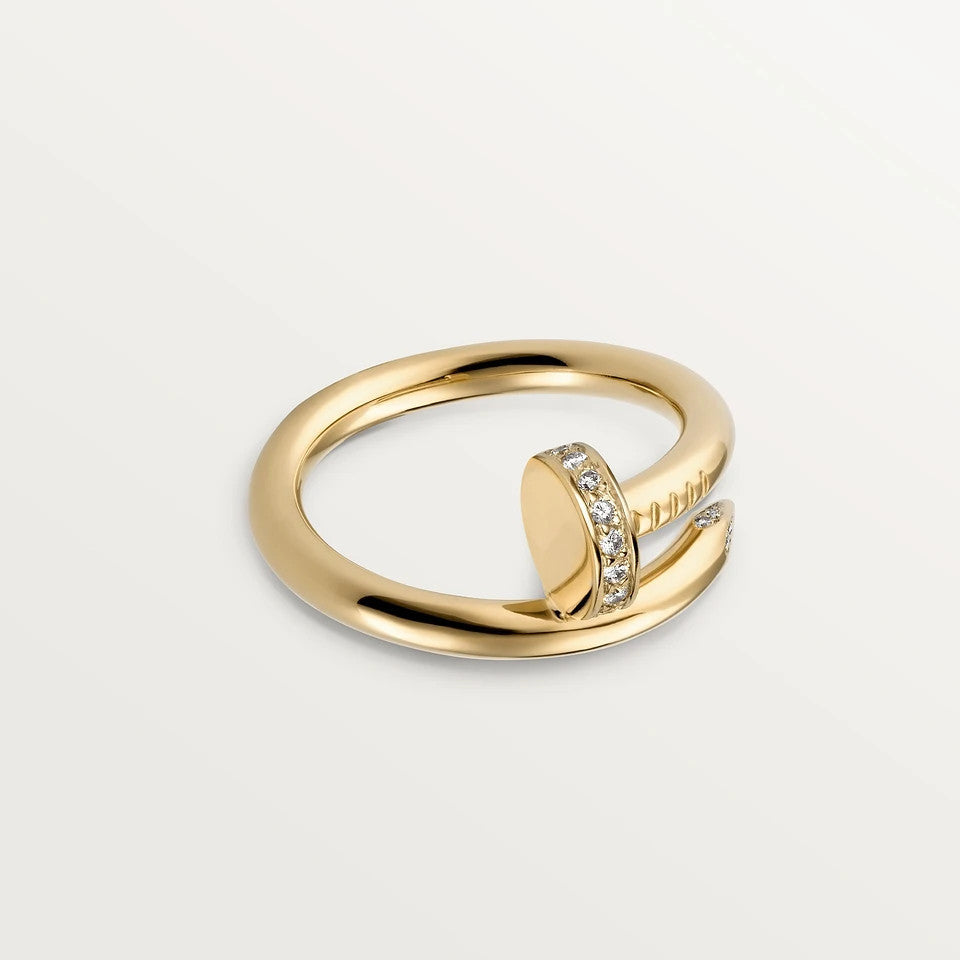 [Auream]JUSTE RING 2.65MM GOLD DIAMOND