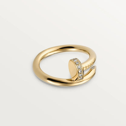 [Auream]JUSTE RING 2.65MM GOLD DIAMOND