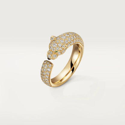 [Auream]PANTHERE PINK GOLD DIAMOND RING