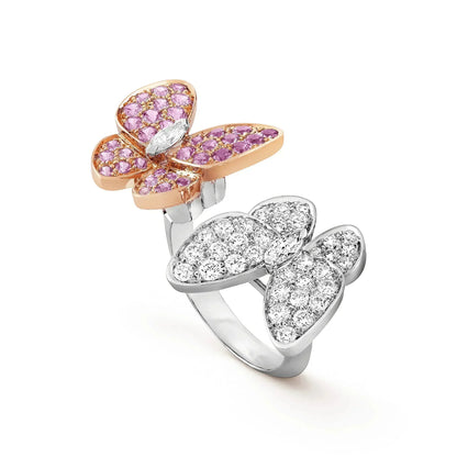 [Auream]TWIN BUTTERFLY DIAMOND RING